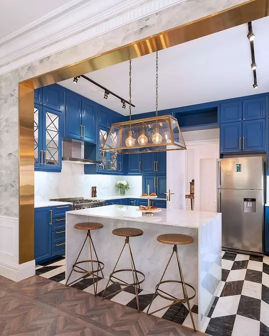 Дизайн кухні в синьому кольорі (81 фото) 4533_20