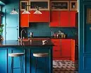 Dizajn i kuzhinës në ngjyrë blu (81 foto) 4533_40