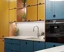 Köök disain sinise värvi (81 fotot) 4533_48