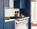 Köök disain sinise värvi (81 fotot) 4533_5