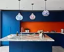 Dizajn i kuzhinës në ngjyrë blu (81 foto) 4533_61
