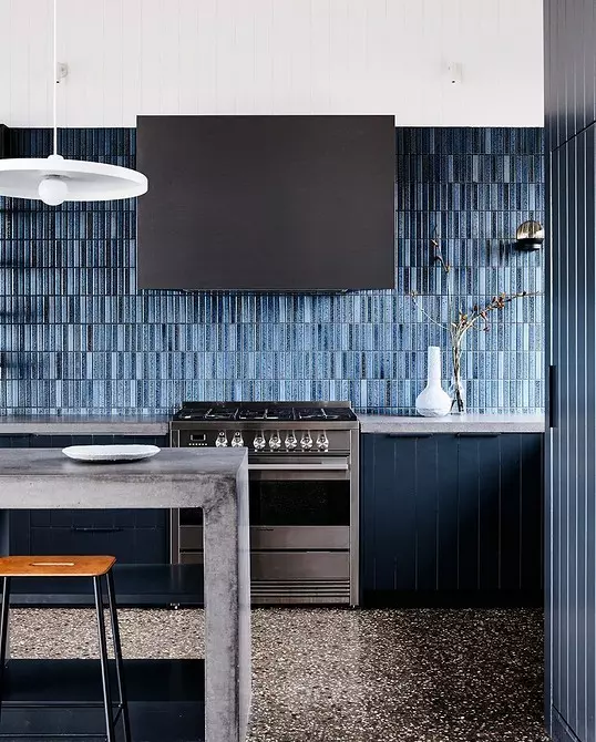 Дизайн кухні в синьому кольорі (81 фото) 4533_77