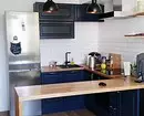 Keuken Untwerp yn blauwe kleur (81 foto's) 4533_87