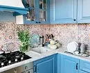 Köök disain sinise värvi (81 fotot) 4533_90