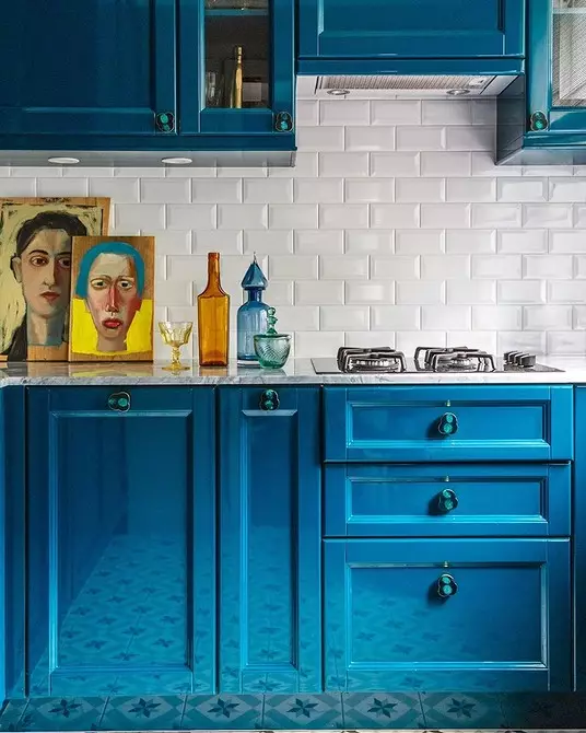 Dizajn i kuzhinës në ngjyrë blu (81 foto) 4533_91