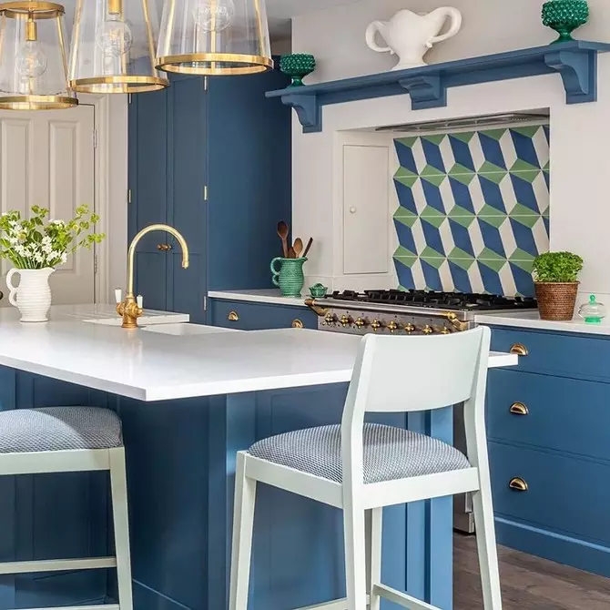 Дизайн кухні в синьому кольорі (81 фото) 4533_92