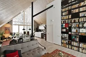 Ideas reales del diseño interior del segundo piso de una casa de campo privada: lo mejor de ivd.ru 4605_1