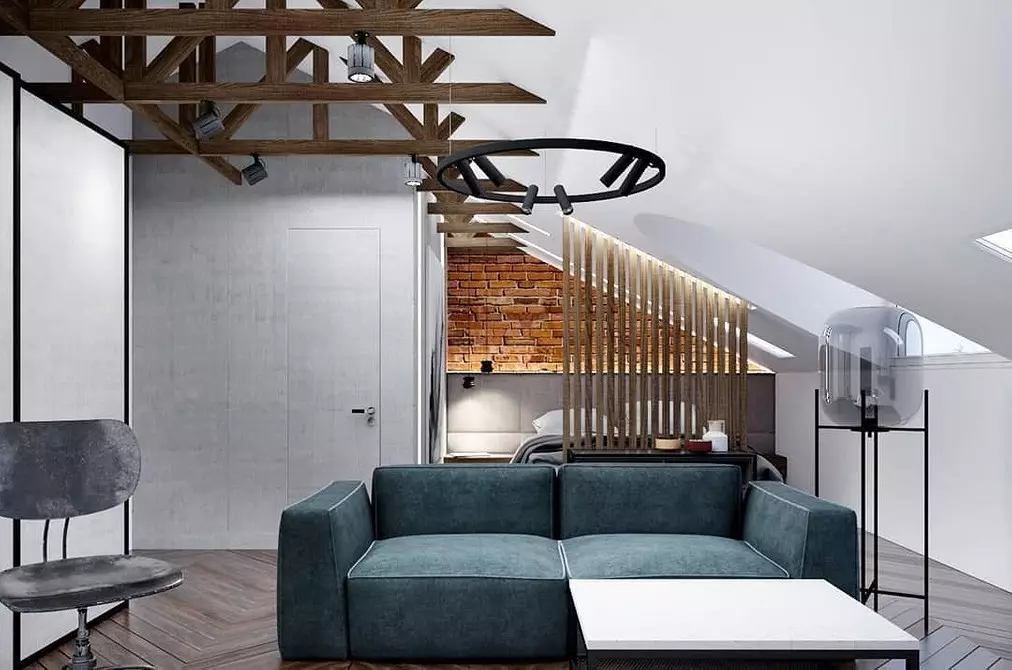 Idee effettive del design degli interni del secondo piano di una casa di campagna privata: il meglio da ivd.ru 4605_18