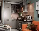 Nakreslíme interiér šedé kuchyně: jak oživit prostor a učinit to zlomyslný (82 fotografií) 4611_100