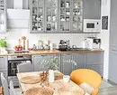 Wir erstellen das Innere der grauen Küche: Wie Sie den Raum wiederbeleben und schelmisch (82 Fotos) machen 4611_101