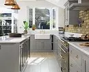 We draw up the interior of the gray kitchen: how to revive the space and make it mischievous (82 photos) 4611_122
