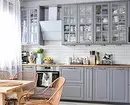 We draw up the interior of the gray kitchen: how to revive the space and make it mischievous (82 photos) 4611_139