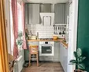 Vi udarbejder det indre af det grå køkken: hvordan man genopliver rummet og gør det uforskammet (82 billeder) 4611_140