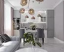 We draw up the interior of the gray kitchen: how to revive the space and make it mischievous (82 photos) 4611_3