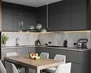 We draw up the interior of the gray kitchen: how to revive the space and make it mischievous (82 photos) 4611_49