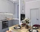 Nakreslíme interiér šedé kuchyně: jak oživit prostor a učinit to zlomyslný (82 fotografií) 4611_81