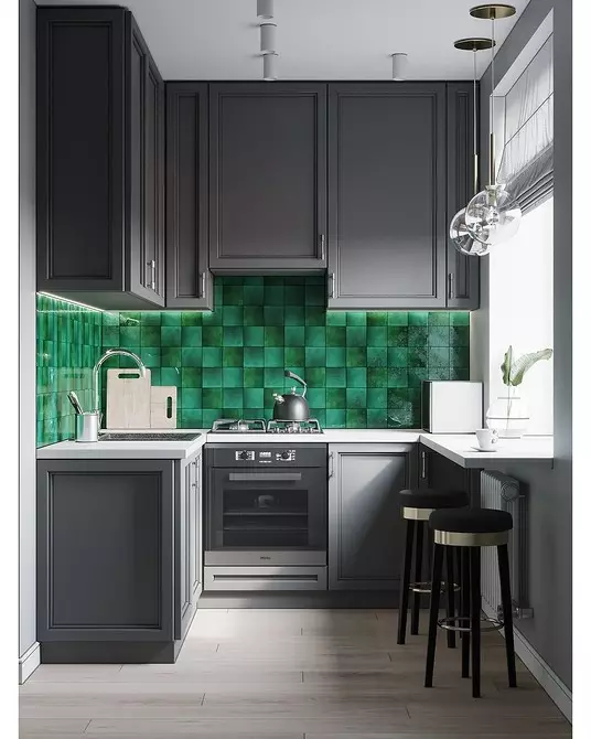 Me koostame halli köögi sisemuse: kuidas ruumi taaselustada ja muuta see ülemisse (82 fotot) 4611_91