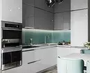 Elaborem l'interior de la cuina grisa: com reviure l'espai i fer-ho maliciós (82 fotos) 4611_99