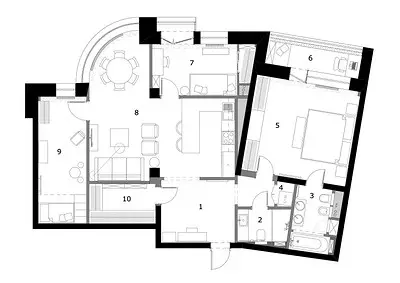 3ベッドルーム、2つのバスルーム、ドレッシングルーム、さらにはランドリー：大家族のための完璧なアパート 4647_33