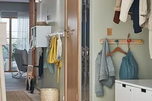 HALLWAY ئۈچۈن Ikea ماللىرى بىلەن 6 كىشىنى ھەيران قالدۇرىدىغان خاككېرلار 4702_1