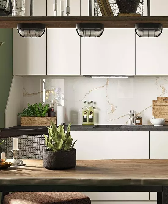 We draw up a kitchen design with an area of ​​10 square meters. m with balcony: 3 examples from pro and useful tips 470_30