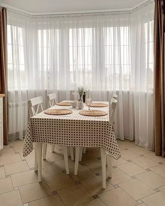 Lijepa dekor prozora u kuhinji: Razmislite o vrsti petlje i unutarnji stil 4732_101