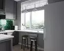 Mooi vensterdecor in de keuken: overweeg het type lus en interieurstijl 4732_64