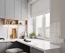 Dekor i bukur dritare në kuzhinë: Merrni parasysh llojin e lakut dhe stilit të brendshëm 4732_69