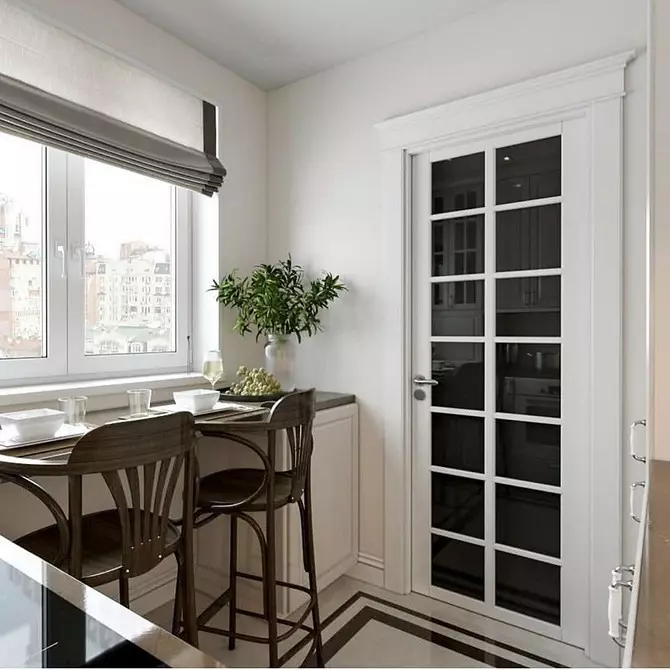 Schöne Fensterdekor in der Küche: Betrachten Sie die Art der Schleife und den Innenraum 4732_73