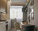 Krásný okno výzdoba v kuchyni: zvážit typ smyčky a stylu interiéru 4732_87