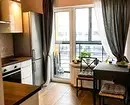 Dekor i bukur dritare në kuzhinë: Merrni parasysh llojin e lakut dhe stilit të brendshëm 4732_88