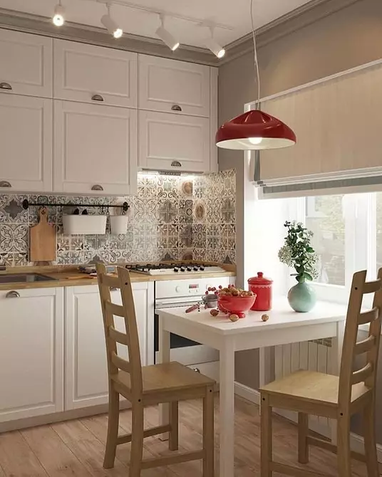 Kombinirana kuhinja-dnevna soba v Khruščov: Kako urediti prostor pravilno in lepo 4738_111