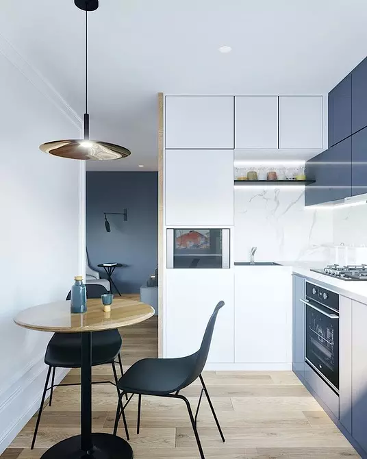اتاق آشپزخانه ترکیبی آشپزخانه در خروشچف: نحوه ترتیب دادن فضای به درستی و زیبا 4738_37