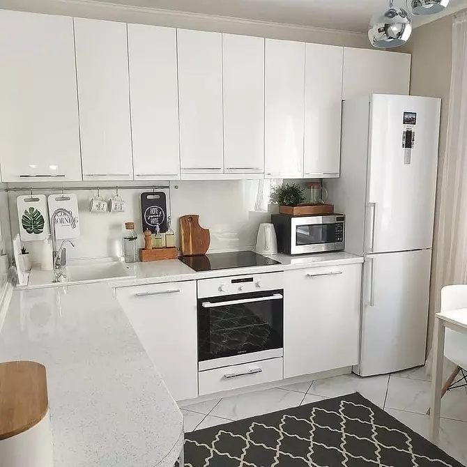 اتاق آشپزخانه ترکیبی آشپزخانه در خروشچف: نحوه ترتیب دادن فضای به درستی و زیبا 4738_73