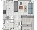 محل خواب در یک دست - یک مشکل نیست: 6 نمونه از آپارتمان طراح 4777_13