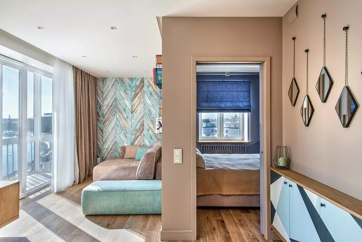Lugar de durmir nunha man - non un problema: 6 exemplos de apartamentos de deseño 4777_34