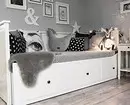 Kamar tidur Ikea di pedalaman: poto nyata sareng solusi desain - Ivd.ru 4809_6