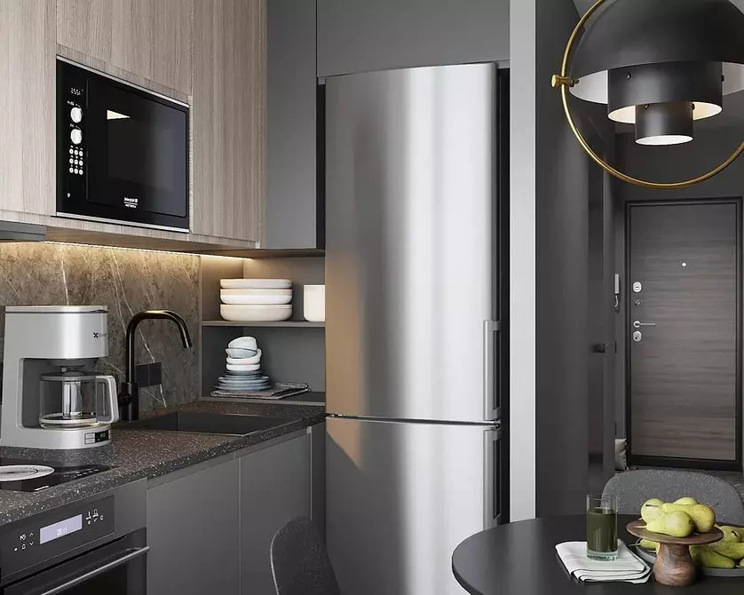 Onde poñer o frigorífico: 6 lugares axeitados no apartamento (non só unha cociña) 480_20