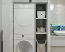 Vannas istabas dizains ar veļas mašīnu: mēs veicam tehniku ​​un padarām kosmosa funkcionālo 4843_104