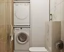 Vannas istabas dizains ar veļas mašīnu: mēs veicam tehniku ​​un padarām kosmosa funkcionālo 4843_105