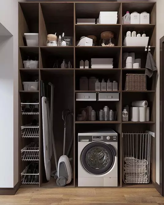 Bathroom design with a washing machine: We carry out the technique and make the space functional 4843_115