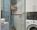 Vannas istabas dizains ar veļas mašīnu: mēs veicam tehniku ​​un padarām kosmosa funkcionālo 4843_24