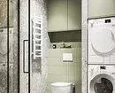 Dizajn kúpeľne s práčkou: Vykonávame techniku ​​a urobíme priestor funkčný 4843_29