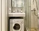 Desain kamar mandi sareng mesin cuci: kami ngalaksanakeun téknik sareng ngadamel rohangan fungsi 4843_3