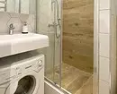 Угаалгын өрөөний машинтай угаалгын өрөөний зураг төсөл: Бид техникийг хэрэгжүүлж, сансрын функцийг хийдэг 4843_4
