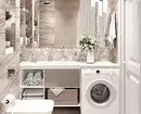 Desain kamar mandi sareng mesin cuci: kami ngalaksanakeun téknik sareng ngadamel rohangan fungsi 4843_44