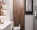 Угаалгын өрөөний машинтай угаалгын өрөөний зураг төсөл: Бид техникийг хэрэгжүүлж, сансрын функцийг хийдэг 4843_45
