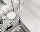 Vannas istabas dizains ar veļas mašīnu: mēs veicam tehniku ​​un padarām kosmosa funkcionālo 4843_61