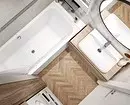 Vannas istabas dizains ar veļas mašīnu: mēs veicam tehniku ​​un padarām kosmosa funkcionālo 4843_62