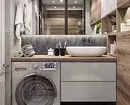 Vannas istabas dizains ar veļas mašīnu: mēs veicam tehniku ​​un padarām kosmosa funkcionālo 4843_63